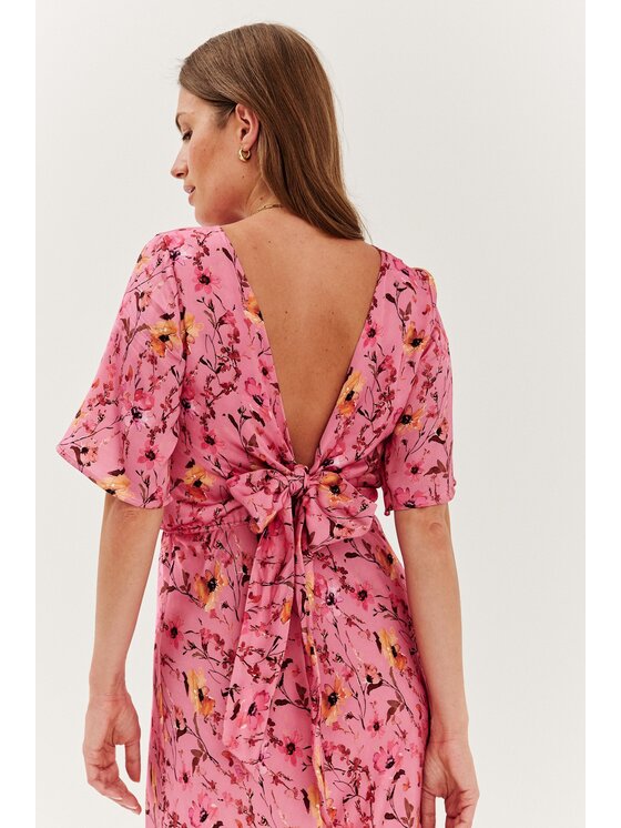 NAOKO NAOKO Každodenní šaty Bellissima Růžová Regular Fit