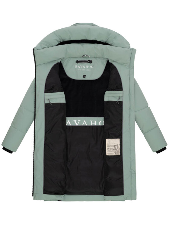 Navahoo Navahoo Kurtka zimowa Mondnebel Zielony Regular Fit