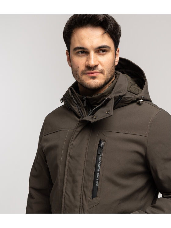 Lee Cooper Lee Cooper Parka APOLLO 3808 Khaki Regular Fit
