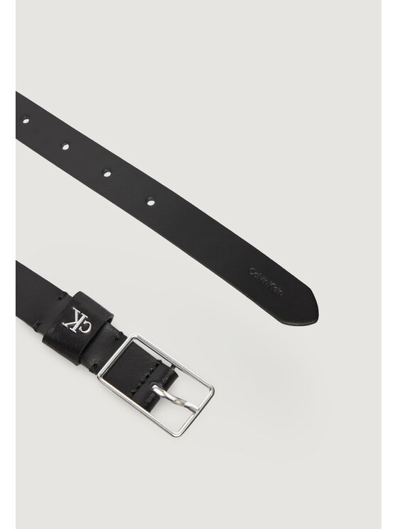 Calvin Klein Calvin Klein Moteriškas Diržas SQUARE BUCKLE CK LOOP 25MM Juoda