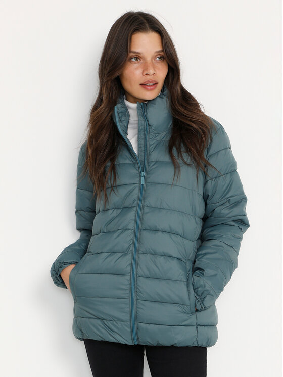 Kaffe Kaffe Prehodna jakna Lora 10506103 Modra Tight Fit