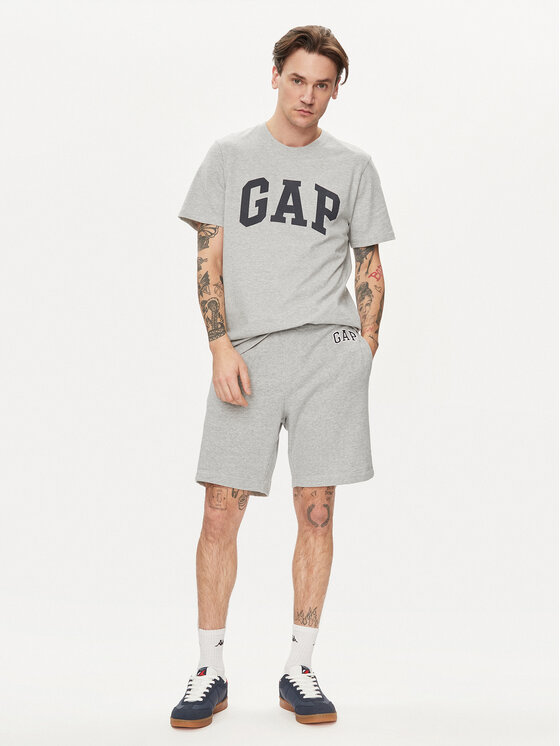 Gap Gap Футболка 856659-00 Сірий Regular Fit