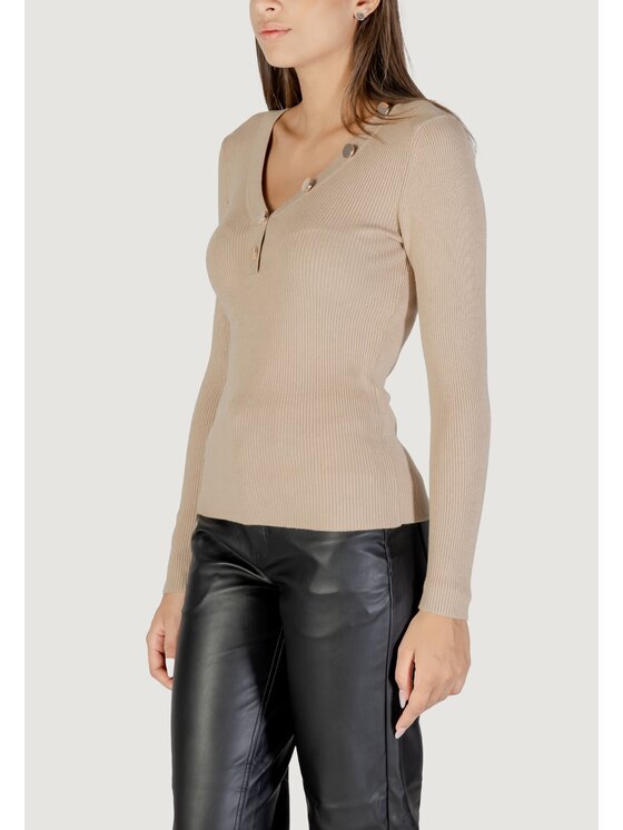 Morgan De Toi Morgan De Toi Maglione 201-MBANBI.N Beige Regular Fit