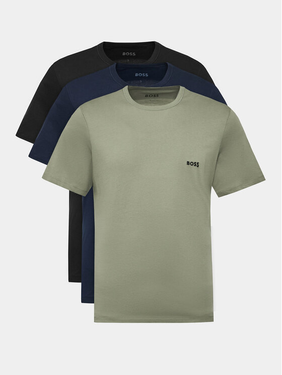Boss Boss Komplet 3 t-shirtów Tshirtrn 3p Classic 50475286 Kolorowy Regular Fit