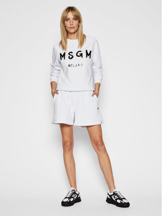 Felpa 3041MDM89 217299 Bianco Regular Fit