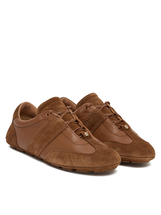 BOSS BOSS Sneakersy Roxanne 50557939 Brązowy