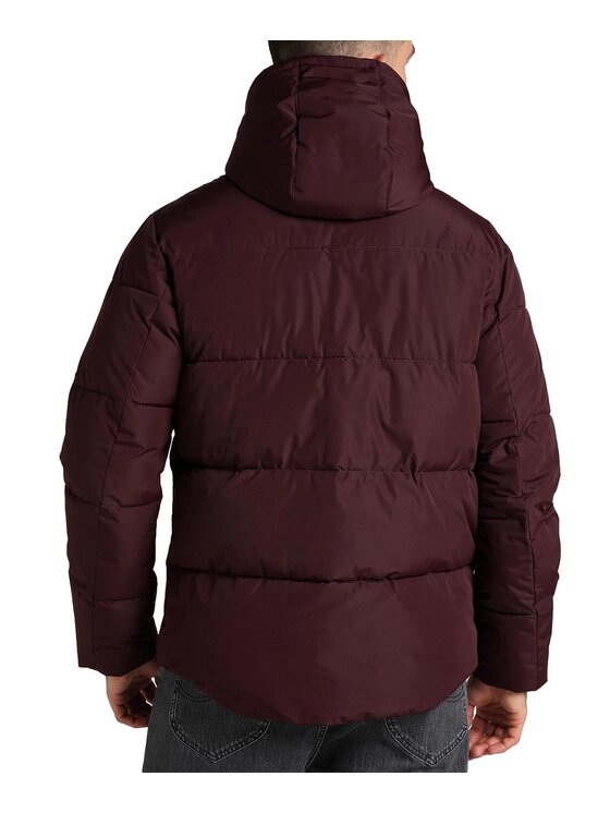 Lee Lee Kurtka zimowa PUFFER JACKET Czerwony Regular Fit