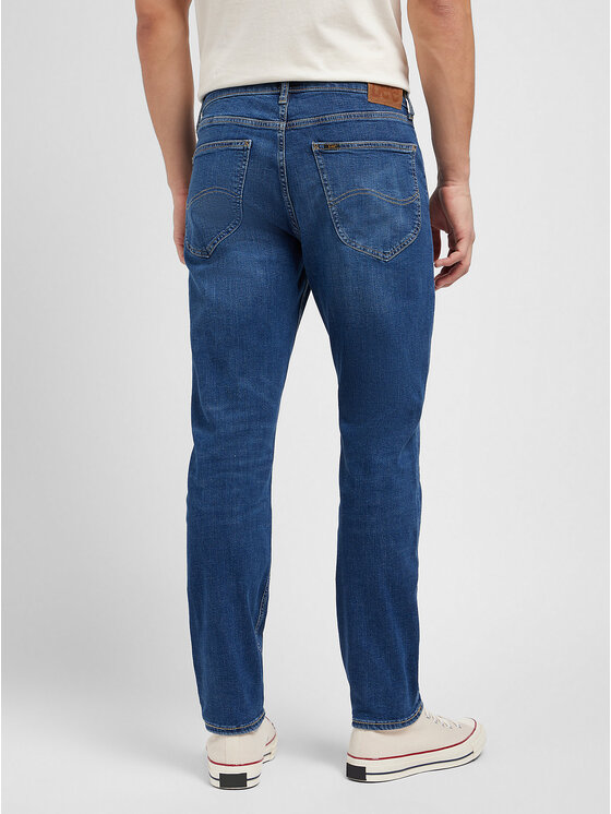 Lee Lee Jeansy AUSTIN Niebieski Straight Fit