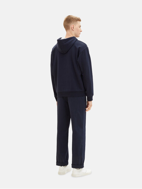 Tom Tailor Denim Tom Tailor Denim Majica dugih rukava 1038755 Tamnoplava Regular Fit