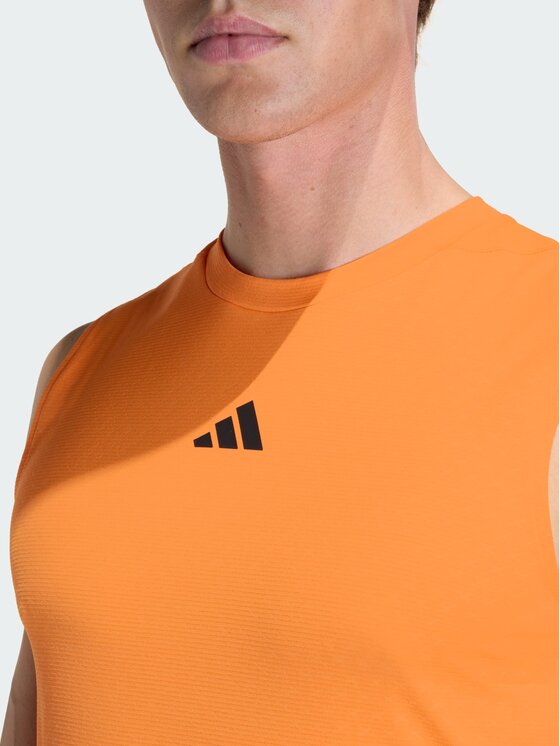 adidas adidas Koszulka techniczna 159050 Pomarańczowy Slim Fit