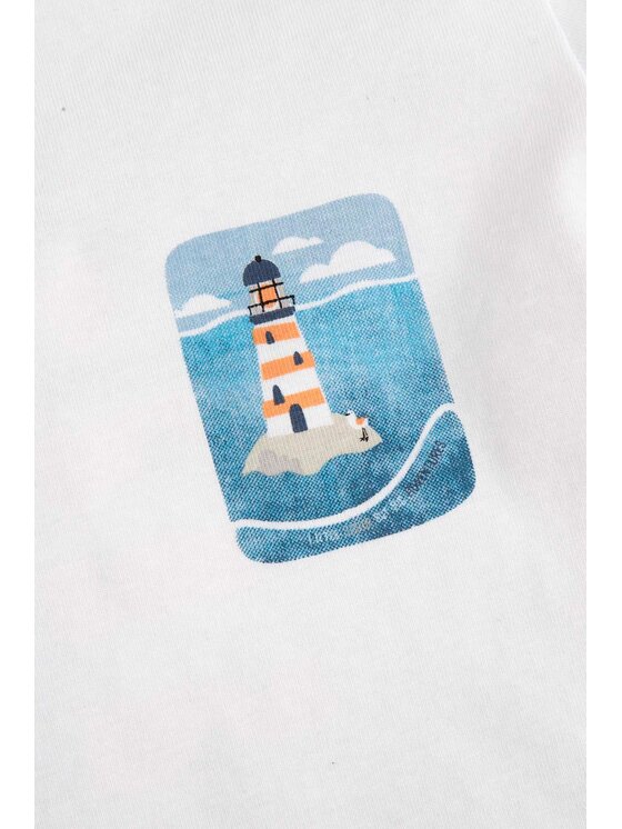 Coccodrillo Coccodrillo T-Shirt WC6143203NBN-001 Biały Regular Fit