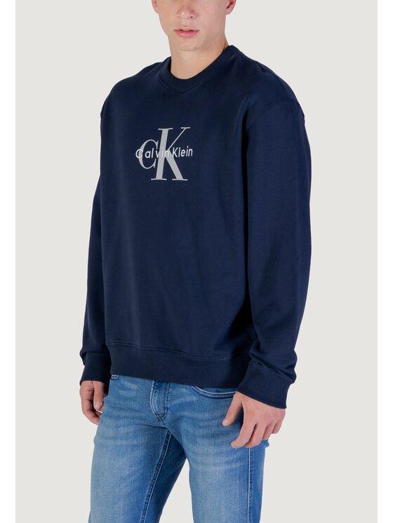 Calvin Klein Jeans Calvin Klein Jeans Felpa LS EU 350TERRY MONOL Blu Casual Fit