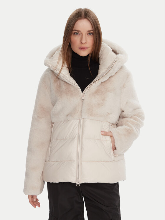 Blauer Blauer Γούνα 25WBLDC02178 Εκρού Regular Fit