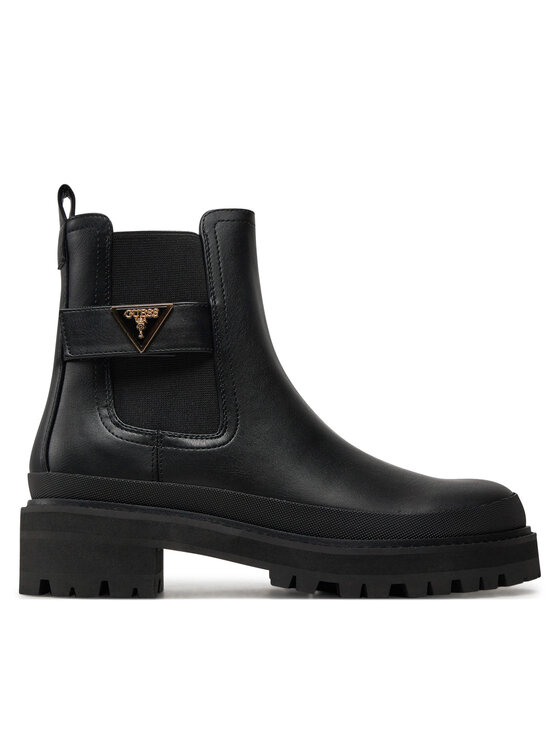 Guess Guess Botine Bensly FLFBEN ELE10 Negru