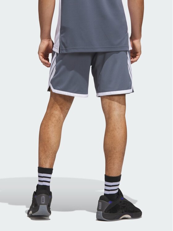 adidas adidas Szorty sportowe 151691 Szary Loose Fit