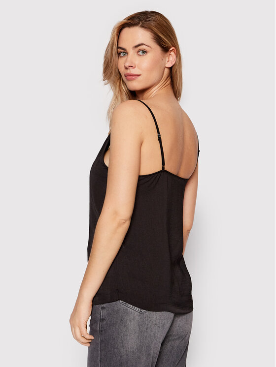 ONLY ONLY Τοπ Debbie 15176550 Μαύρο Loose Fit
