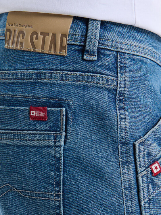 BIG STAR BIG STAR Jeansy RIKUS_109_190 Niebieski Tapered Fit