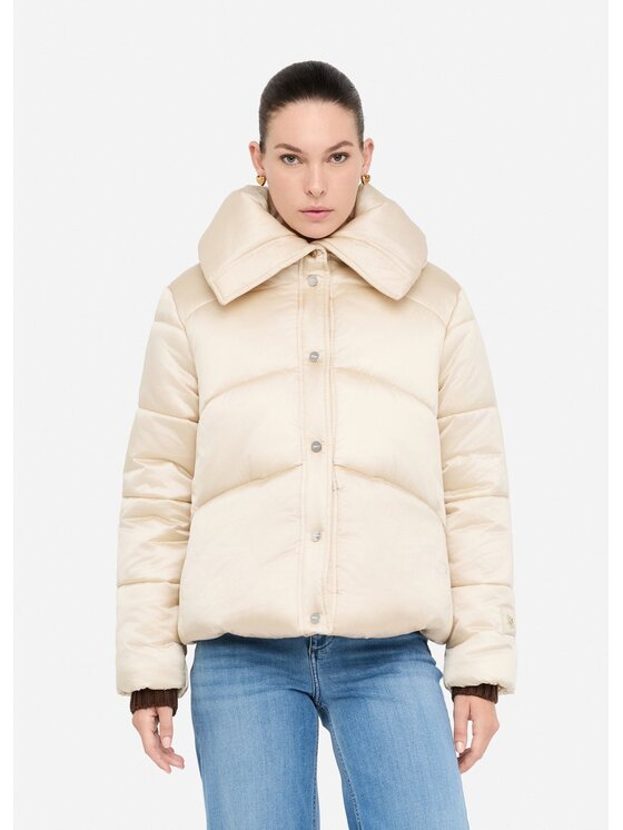 Liu Jo Liu Jo Giubbotto piumino MF5130T317620304 Beige Regular Fit