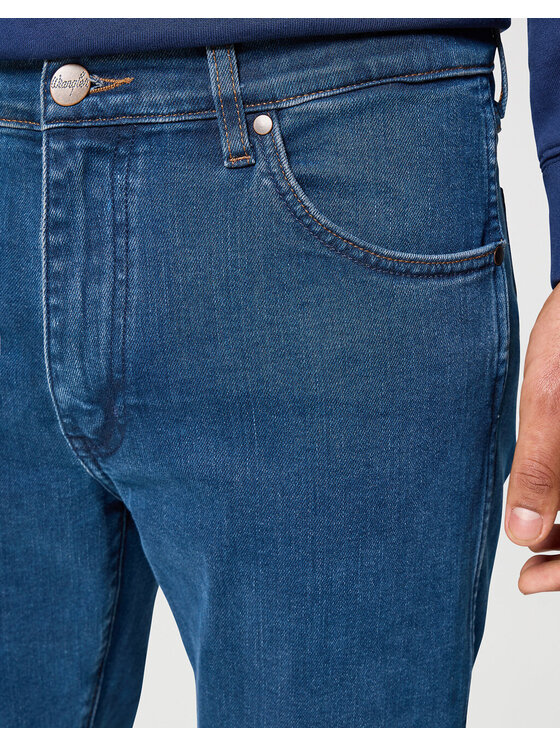 Wrangler Wrangler Jeansy LARSTON Niebieski Slim Fit