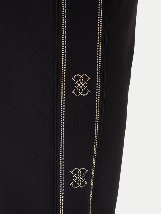 Guess Guess Spodnji del trenirke V5BB23 KCX22 Črna Wide Leg