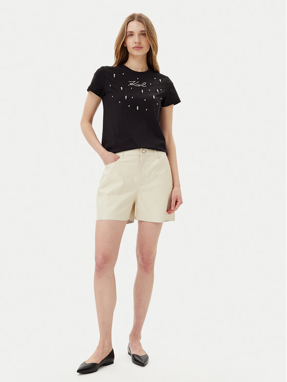 KARL LAGERFELD KARL LAGERFELD T-särk A2W17120 Must Regular Fit