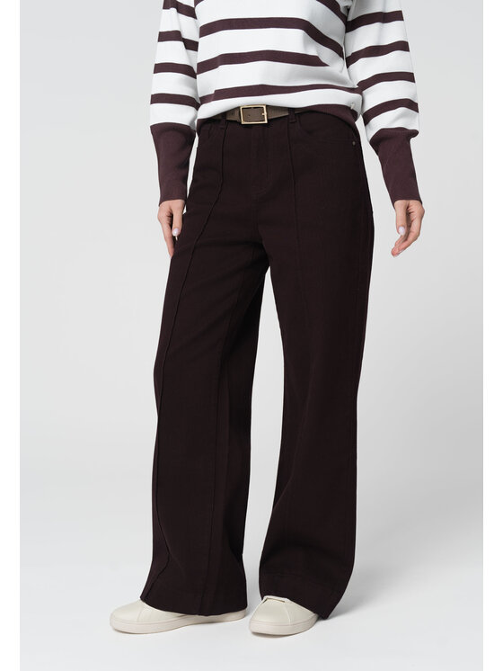 Volcano Volcano Jeansy D-QUIZY Fioletowy Regular Fit