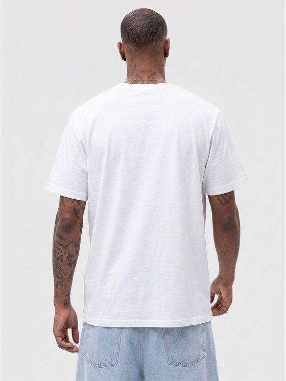 MyStars MyStars T-Shirt Piazza League 132424 Biały Regular Fit
