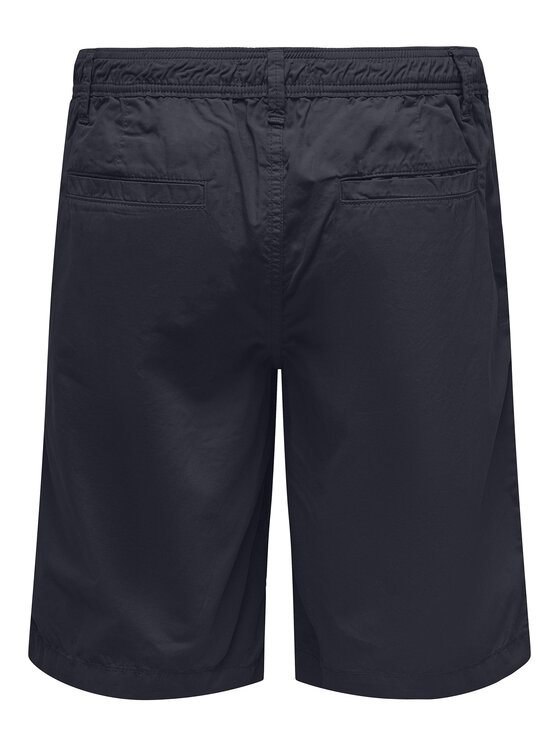 Only & Sons Only & Sons Pantaloncini di tessuto Loc 22029213 Blu scuro Regular Fit