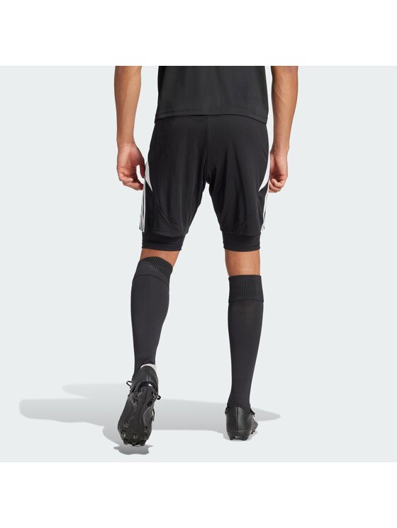 adidas adidas Szorty sportowe Tiro 24 Training 2-in-3 Czarny Regular Fit