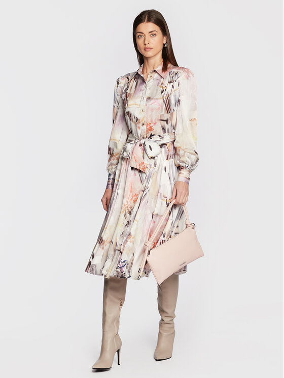 Vestito chemisier 3RGK16 7099Z Multicolore Regular...