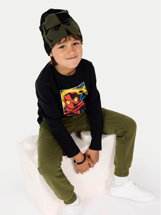 LEGO LEGO Melegítő alsó Ninjago 12011289 Zöld Regular Fit