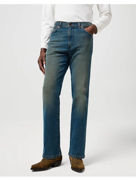 Wrangler Wrangler Jeansy Wrancher Niebieski Regular Fit