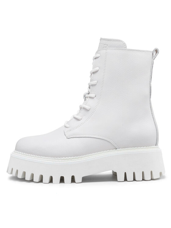 Bronx Bronx Schnürstiefeletten 47283-AA Weiß