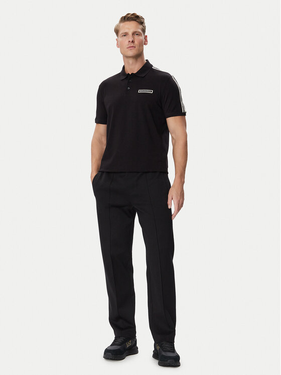 EA7 Emporio Armani EA7 Emporio Armani Поло 7M002190 AF10373 UC001 Чорний Regular Fit