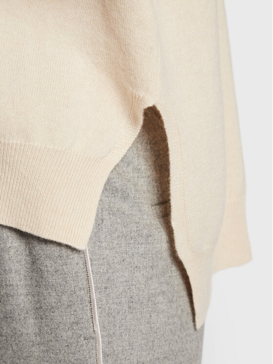 Peserico Peserico Maglione S99286F12 Écru Regular Fit