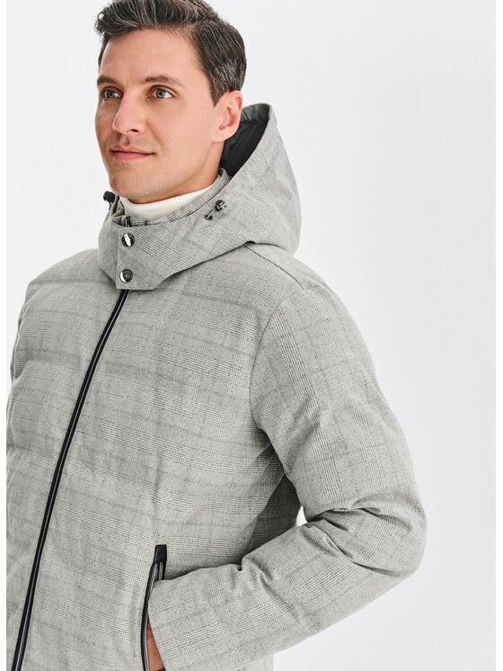 Pako Lorente Pako Lorente Kurtka zimowa P25WF-5X-016 Szary Classic Fit