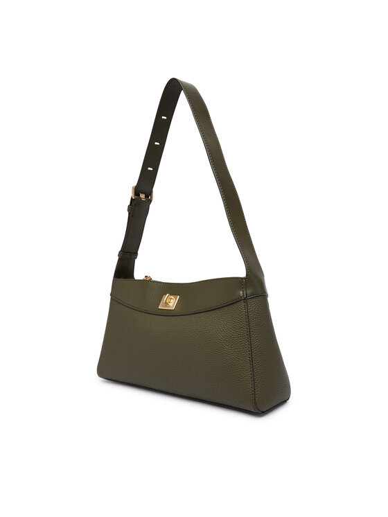 Calvin Klein Calvin Klein Torbica Mix Media Shoulder Bag LV04F3886G Tamno zelena