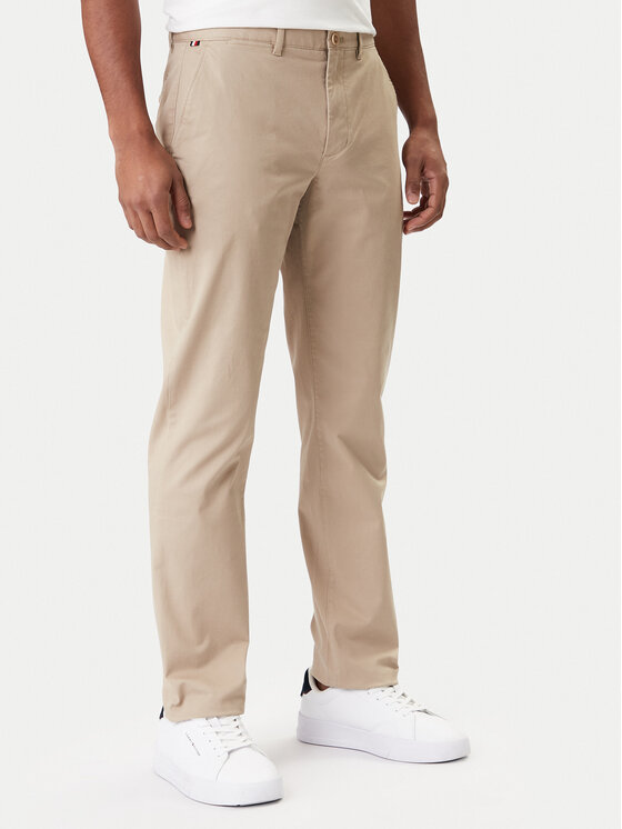 Tommy Hilfiger Tommy Hilfiger Chino nohavice Core Denton MW0MW41993 Béžová Regular Fit