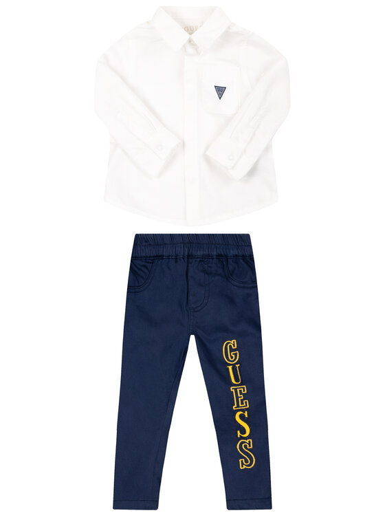 Guess Guess Комплект блуза и панталон I01G05 W9CL0 Бял Regular Fit