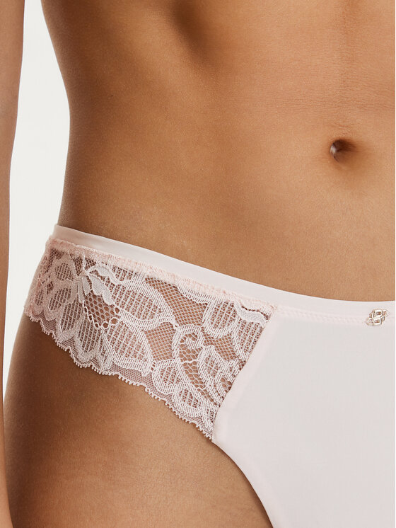 BOSS BOSS Chilot tanga Blossom 50556195 Roz deschis