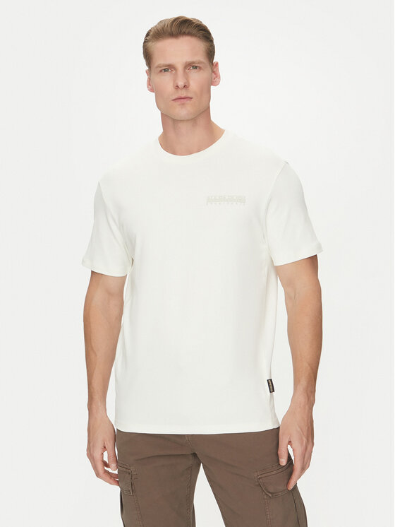 T-Shirt Napapijri, Velikost:S, Barva: Bílá, S-Vanni NP0A4IED