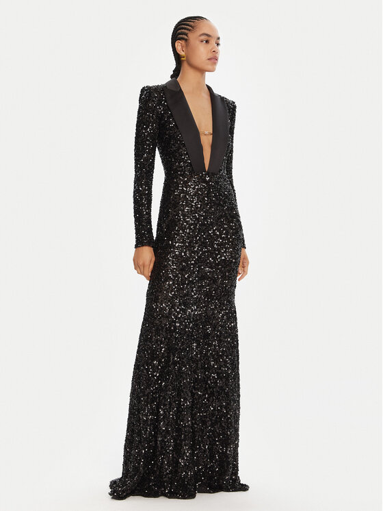 Elisabetta Franchi Elisabetta Franchi Õhtune kleit AB-R13-56E2-V860 Must Regular Fit