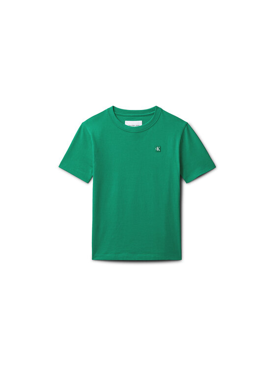 Calvin Klein Jeans Calvin Klein Jeans T-Shirt Mono Mini Badge LV1CKSJA30 Zielony Regular Fit