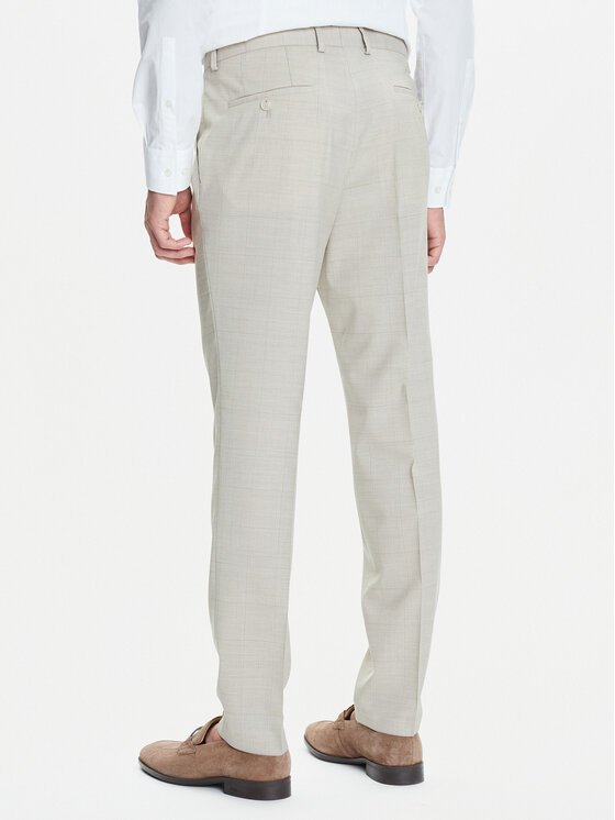 BOSS BOSS Garnitur H-Huge 50546099 Beżowy Slim Fit