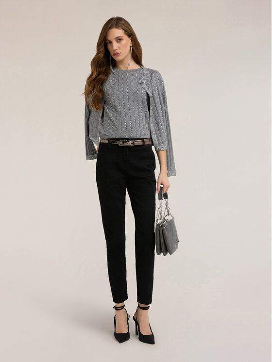 Motivi Motivi T-shirt M443W003541N013 Grigio Regular Fit