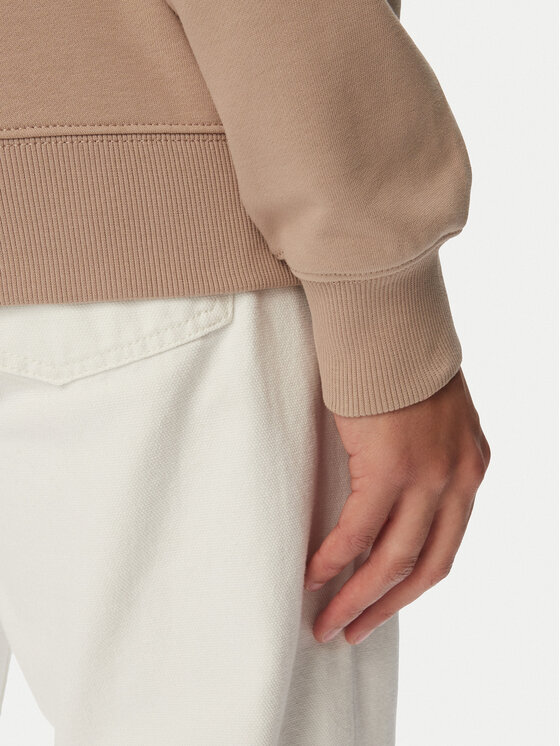 Tommy Hilfiger Tommy Hilfiger Felpa Essential Terry MW0MW37237 Beige Regular Fit