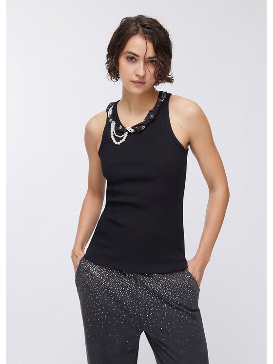 Liu Jo Liu Jo Top UA6354J4822P9713 Nero Regular Fit