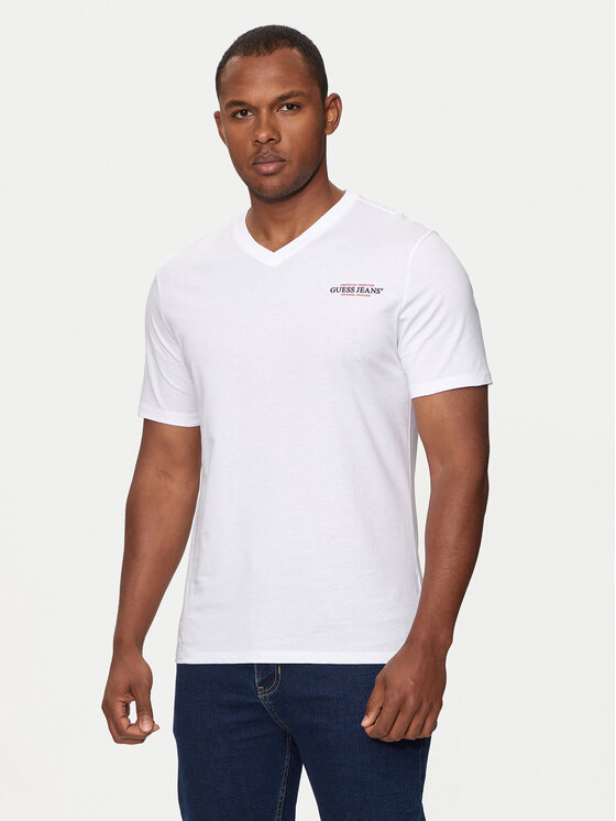 Guess Jeans Guess Jeans T-shirt M4YI50 K8HM0 Bianco Regular Fit