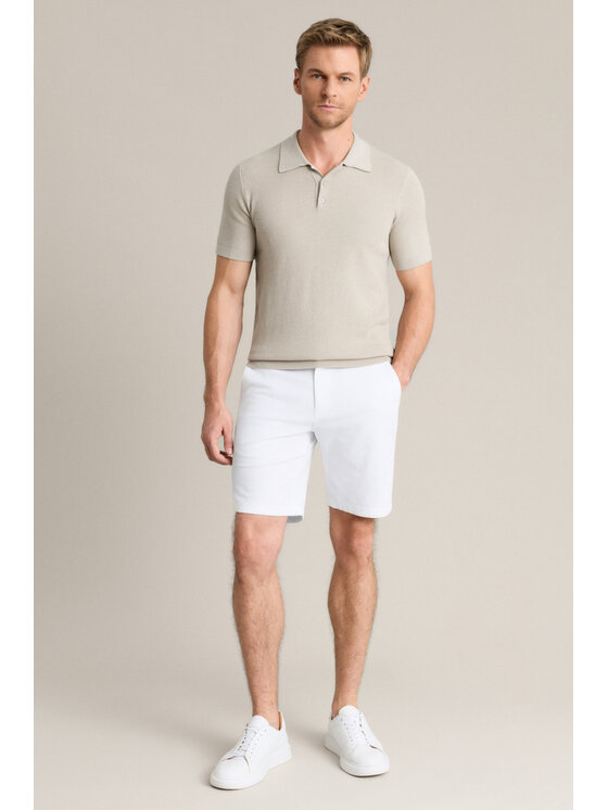 Lancerto Lancerto Polo Teodoro PO073126000032 Beżowy Regular Fit