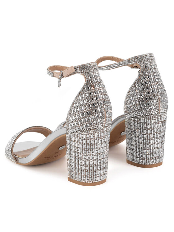 Nine West Nine West Sandały WFA3032-1 Srebrny